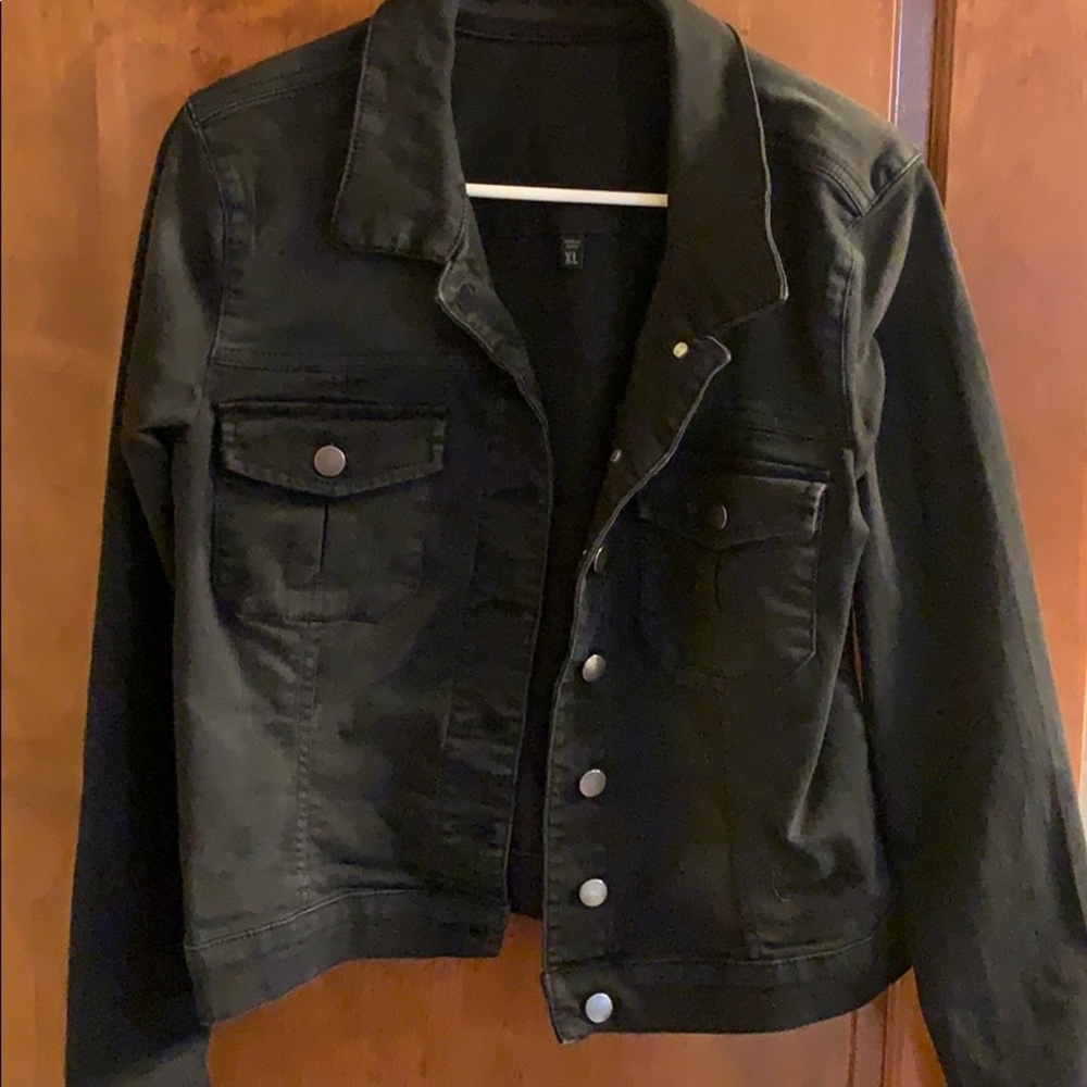 KUT black jean jacket